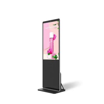 49-Zoll-Flächen-Digitalbildschirm, frei stehende digitale Beschilderung mit Wandmontageoptionen.
