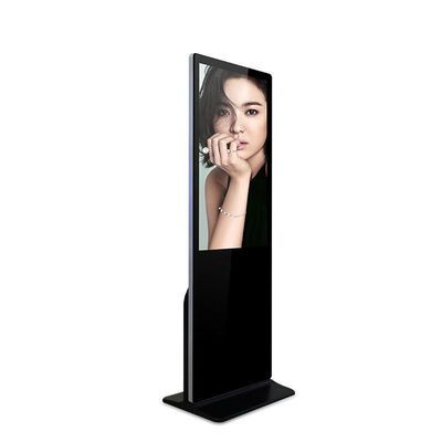 49 Zoll schwarze Digital Signage mit Wi-Fi/Bluetooth/USB-Verbindung und Audio/Headphone-Ausgängen für eine optimale Audioausgabe