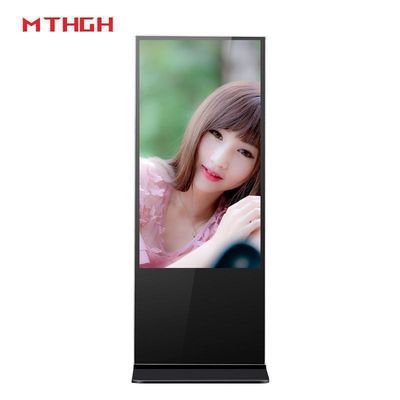 49 Zoll 1080 P Auflösung Fläche Stehende digitale Beschilderung mit 8 GB Speicher und Wi-Fi / Bluetooth / USB-Konnektivität