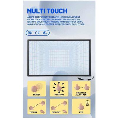 55-Zoll-Industrial Grade IR Touch Panel mit Luftfeuchtigkeit von 20%-90% RH und DC 5V Stromversorgung