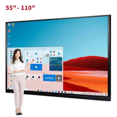 Interaktives Whiteboard Kollaboratives Touchscreen-Präsentationsbrett mit Dp-Schnittstelle und hohem Kontrast