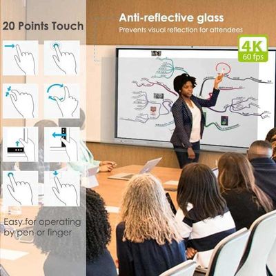 Immersive Touchscreen Demo Board 3840x2160 4K Auflösung 1200 1 Kontrastverhältnis Smart Display Panel