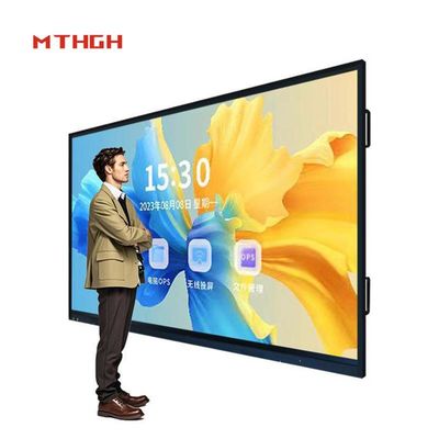 Interaktive Touch Whiteboard Ultimate Präsentation mit HDMI I/O und OPS PC I9 Konnektivität Lösung