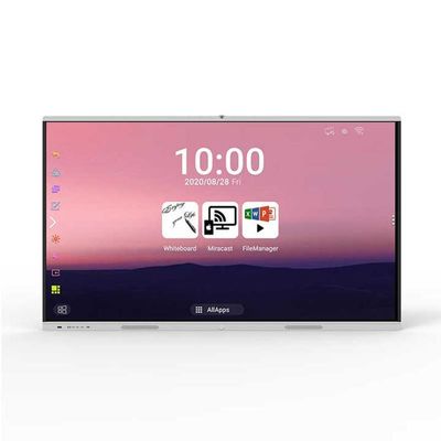 Interaktives Whiteboard Touchscreen-Präsentationsbrett HDMI/USB/Bluetooth/Wi-Fi für Konferenzen und Lehre