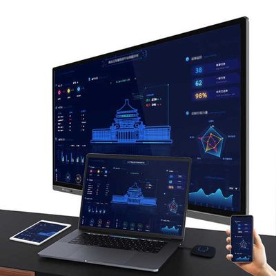Interaktives Whiteboard Touchscreen-Präsentationsbrett HDMI/USB/Bluetooth/Wi-Fi für Konferenzen und Lehre
