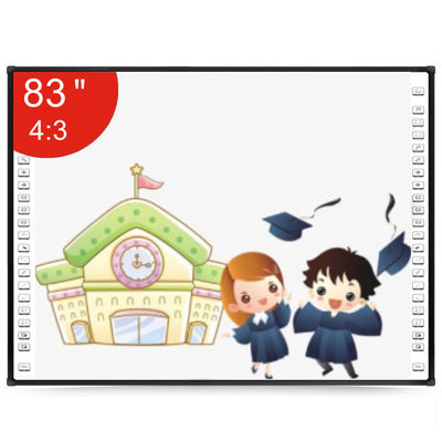 83 Zoll Infrarot Interaktives Whiteboard 32768*32768 Geeignet für den Unterricht