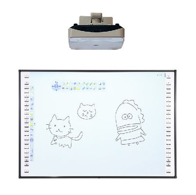 150-Zoll-Infrarot-interaktives intelligentes digitales Whiteboard, Auflösung 3840x2160 für Bildung und Ausbildung