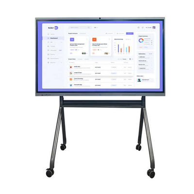 Hohe Helligkeit 350 cd/m2 65 Zoll Interaktiver Whiteboard-Bildschirm für interaktive Präsentationen