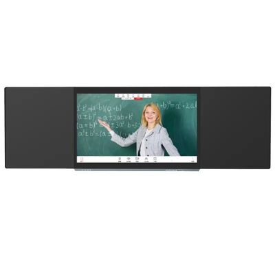 75" Smart Digital Blackboard Infrarot 40 Kontakte Interaktive Schulklassenzimmer Lehre Whiteboard mit Löschmittelzubehör