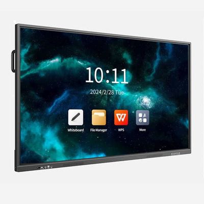 Interaktives Whiteboard für Schulklassenzimmer Touchscreen-Präsentationsbrett mit Lebensdauer ≥50000 Stunden und einfacher Installation