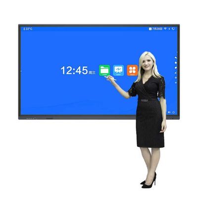 86 Zoll Smart Interactive Touch Screen Whiteboard, beweglich und an der Wand montierbar