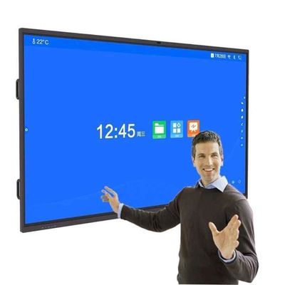 86 Zoll Smart Interactive Touch Screen Whiteboard, beweglich und an der Wand montierbar